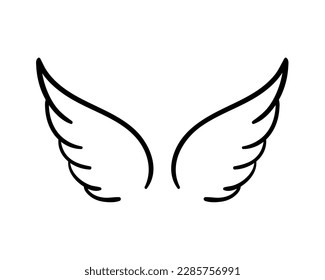 angel wings in heaven hawk feather wing pattern