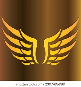 Angel wings icon vector. fly illustration sign collection. pilot symbol.