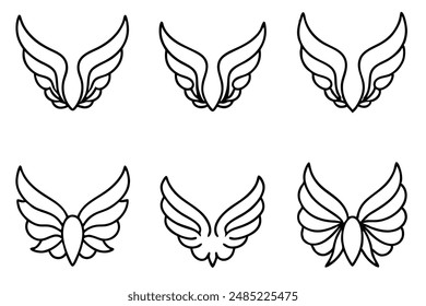 Angel Wings illustration enhancing detailed scenes with elegant and divine wings