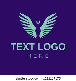 Angel Wings Logo Suitable for : Company Logo, Business, Office, Studio, Organization, Foundation or your product name, etc. 