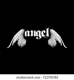 Angel Wings Logo template