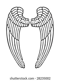 angel wings male style