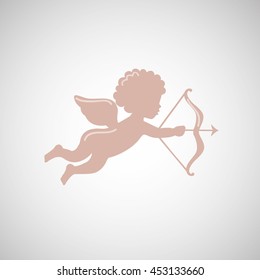 angel wings religion   isolated, vector illustration eps10