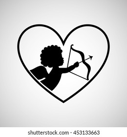 angel wings religion   isolated, vector illustration eps10