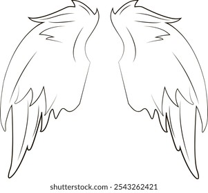 Angel wings. Symbolize connection between heavenly and earthly worlds. Unlimited possibilities and freedom.