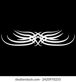 angel wings tattoo logo design