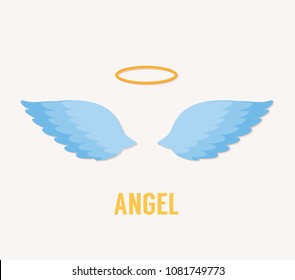 Angel wings vector