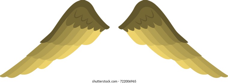 Angel wings vector