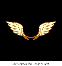 Angel Wings Vector Color Best Graphic Design New Stock