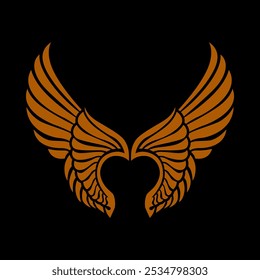 Angel Wings Vector Color Best Graphic Design New Stock