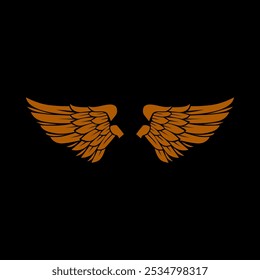 Angel Wings Vector Color Best Graphic Design New Stock