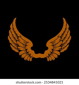 Angel Wings Vector Color Best Graphic Design New