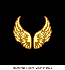 Angel Wings Vector Color Best Graphic Design New