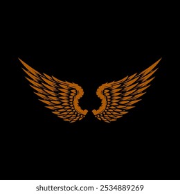 Angel Wings Vector Color Best Graphic Design New