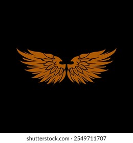 Angel Wings Vetor Cor Melhor Design Gráfico Novo