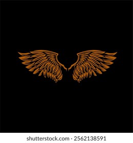 Angel Wings Vector Color Best Graphic Design New