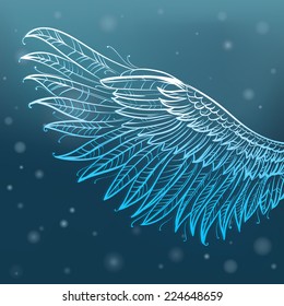 Angel Wings, Vector Illustration 