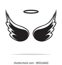 Angel wings vector illustration