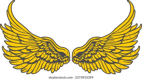 Angel wings for wallpaper or background 2