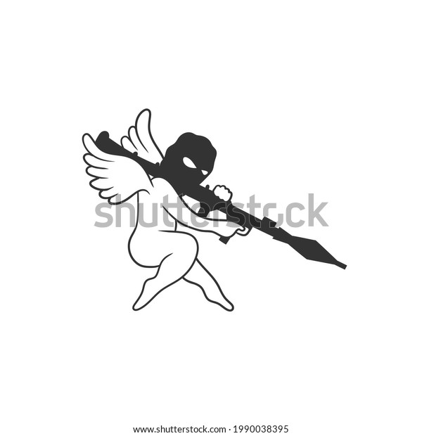 Angel Wings Weapon Can Be Used Stock Vector (Royalty Free) 1990038395