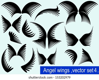 Angel wings,set 4