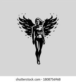 Female angel illustration Images, Stock Photos & Vectors | Shutterstock