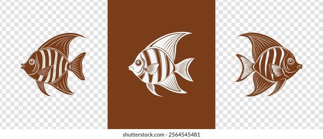 angelfish free vector design concept