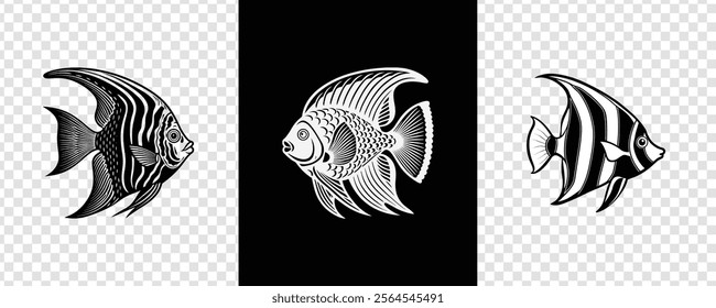 angelfish free vector design concept