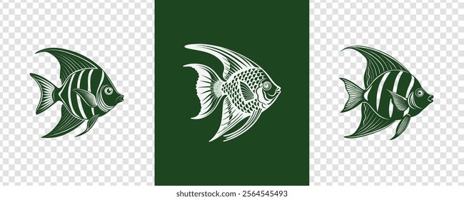 angelfish free vector design concept