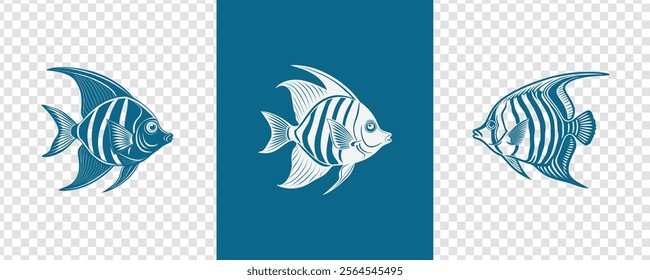 angelfish free vector design concept