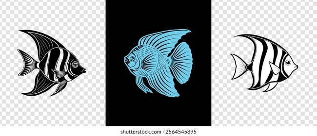 angelfish free vector design concept