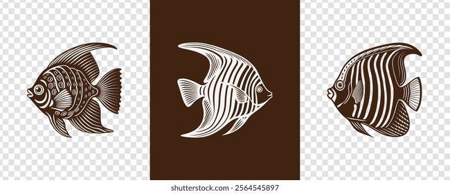 angelfish free vector design concept