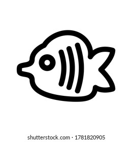 angelfish icon or logo isolated sign symbol vector illustration - high quality black style vector icons
