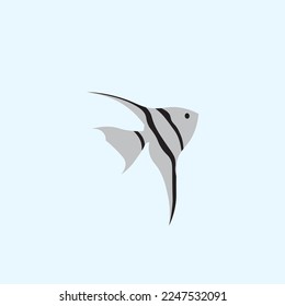 The Angelfish logo design is suitable for an ocean theme.