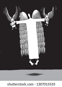 Angels decoy heavens