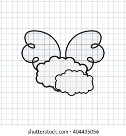 angels wings design 