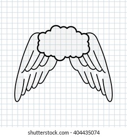 angels wings design 