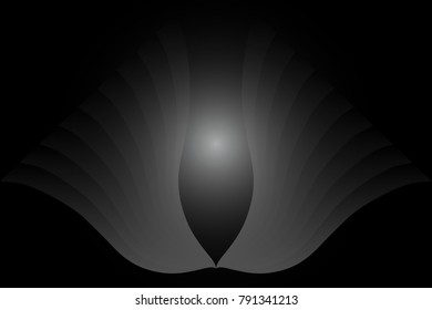 Angel's wings and human soul. Vector background.