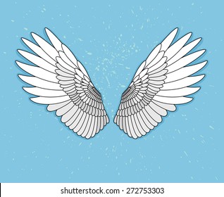 Angel's Wings vector illustration