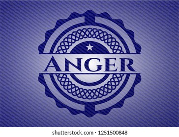 Anger denim background