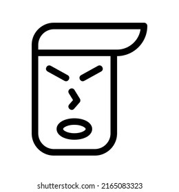 icono de ira o logotipo símbolo de signo aislado ilustración vectorial de alta calidad estilo negro iconos vectoriales
