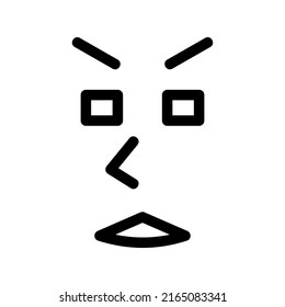 anger icon or logo isolated sign symbol vector illustration - high quality black style vector icons
