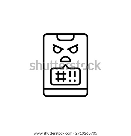 Anger Management App, Communication, Icon, Negative