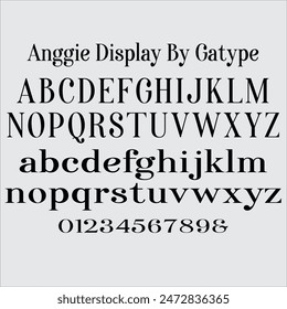 Anggie Display is an elegant script with a creative mood and perfect form, inspired by today's beautiful serif Display. thick, balanced and varied, born for luxury and beauty.

