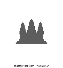 Angkor Wat Icon Vector Stock Vector (Royalty Free) 752733154 | Shutterstock