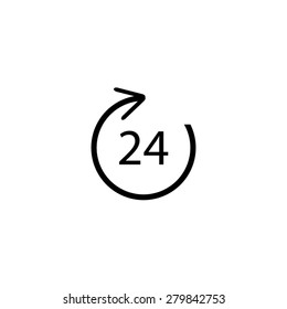 Angle 24 degree icon