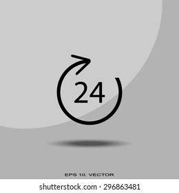 Angle 24 degree icon