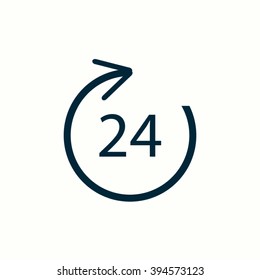 Angle 24 degree icon
