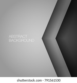 angle arrow overlap vector background on space for text and message artwork design