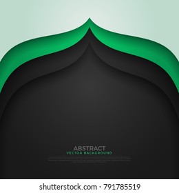angle arrow overlap vector background on space for text and message artwork design